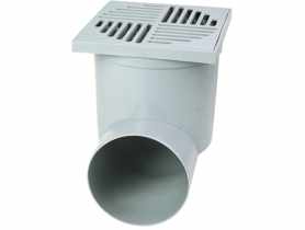 Wpust z bocznym odpływem fi110, 150x150x190 mm ZMM MAXPOL