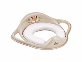 Nakładka sedesowa dla dzieci miękka Lisek Leśna Ferjana, beżowy NERGIS