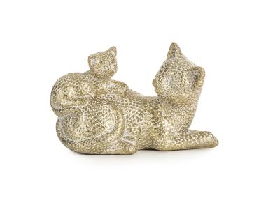 Zdjęcie: Figurka dekoracyjna Elvin 9x20x12 cm szampański EUROFIRANY