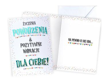 Zdjęcie: Karnet V-073 Powodzenia KUKARTKA