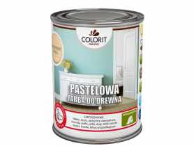 Farba do drewna pastelowa, śnieżna biel 750 ml COLORIT