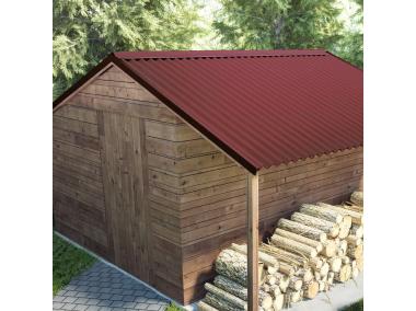 Zdjęcie: Płyta bitumiczna 95/31; 837x2000 mm, czerwona ROBELIT