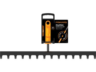 Zdjęcie: Grabie metalowe do gleby 14 zębów, głowica One Click FISKARS