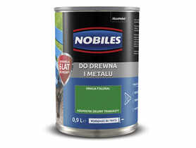 Farba ftalowa do drewna i metalu Ftalonal 0,9 L zielony trawiasty NOBILES