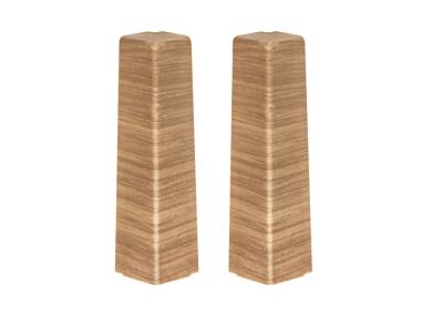 Zdjęcie: Zakończenia do listwy przypodłogowej Masterline narożnik zew. 1 kpl. 2 szt. Cinnamon Mat CEZAR