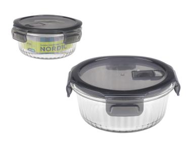 Zdjęcie: Pojemnik żaroodporny Nordic 650 ml okrągły 91469 RAVI