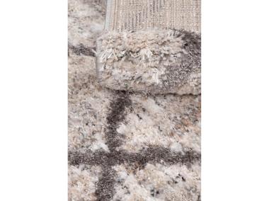 Zdjęcie: Dywan Bilbao Shaggy 80x150 cm romby beżowy MULTI-DECOR
