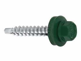 Wkręty do blachy farmery 4,8x35 mm zielone WKRĘT-MET