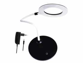 Lampa biurkowa LED Bella, biało-czarna, CRI>96 EMOS