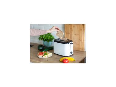 Zdjęcie: Toster 800 W biało-czarny MPM