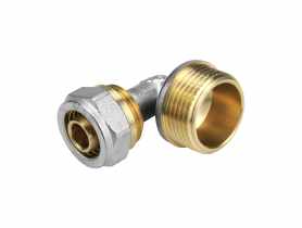 Kolanko skręcane PEX 16x3/4 gwint zewnętrzny TYCNER