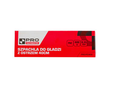 Zdjęcie: Szpachla do gładzi z ostrzem 40 cm 0.35 mm PRO FACHMAYER