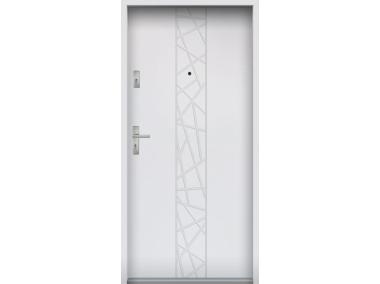 Zdjęcie: Drzwi wejściowe do mieszkań Bastion A-40 Biały 90 cm prawe OSP KR CENTER