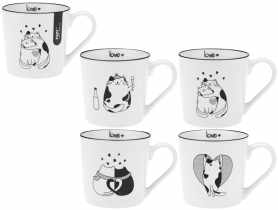 Kubek Sweet animals 390 ml z porcelany New Bone 91402 RAVI