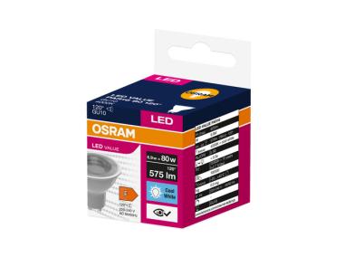 Zdjęcie: Lampa reflektorowa LED Value PAR16 White 80 6,9 W 4000 K GU10 OSRAM
