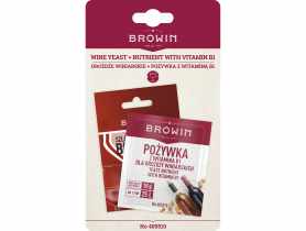 Drożdże winiarskie + Pożywka z witaminą B1 BROWIN