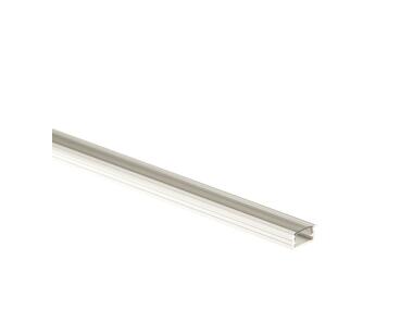 Zdjęcie: Kształtownik z kołnierzem do taśmy LED 14x7 mm - 1 m osłonka przezroczysta CEZAR