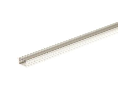 Zdjęcie: Kształtownik z kołnierzem do taśmy LED 14x7 mm - 1 m osłonka przezroczysta CEZAR