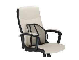 Podpórka pod plecy ergonomiczna 41x39 cm czarna TS INTERIOR
