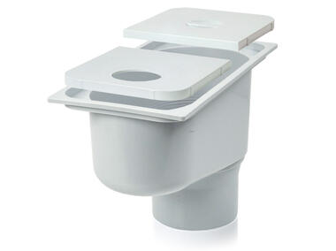 Zdjęcie: Studzienka rynny 300x160x210 mm popiel ZMM MAXPOL