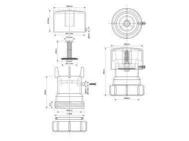 Zdjęcie: Zawór napowietrzający kanalizacyjny 50 mm MCALPINE