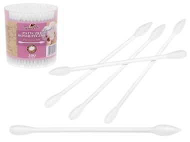 Zdjęcie: Patyczki kosmetyczne BeautyDuo 200 szt, bawełna+papier 31901 RAVI