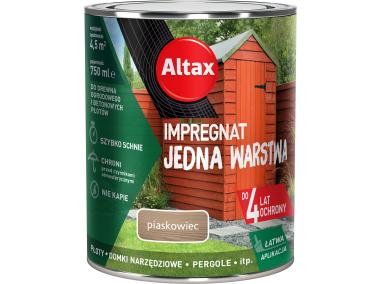 Zdjęcie: Impregnat Jedna warstwa 4 lata, piaskowiec 0,75 L ALTAX