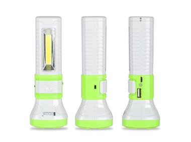 Zdjęcie: Latarka akumulatorowa LED COB+1 LED LB0186 LIBOX