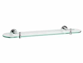 Półka Mephisto szklana chrom FERRO