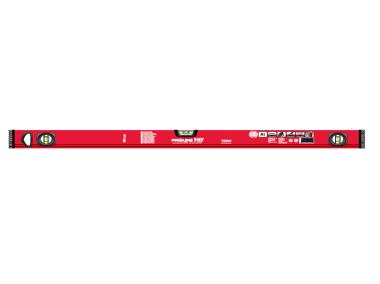 Zdjęcie: Poziomica aluminiowa 3 libelki, frez, 0,5 mm/1 m - 200 cm PROLINE HD