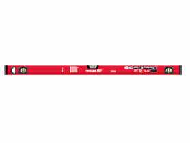 Poziomica aluminiowa 3 libelki, frez, 0,5 mm/1 m - 200 cm PROLINE HD