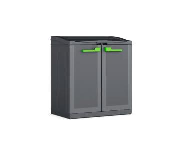 Zdjęcie: Szafka do segregacji odpadów 3-komorowa 90x55x100 cm OŁER