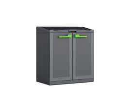 Szafka do segregacji odpadów 3-komorowa 90x55x100 cm OŁER