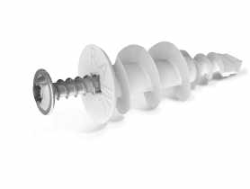 Łącznik nylonowy R-DRA-01 samowiercący 16x36mm z wkrętem 3,9x32mm 100 szt. RAWLPLUG