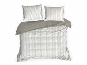 Komplet pościeli Raya 140x200 cm,70x80 cm - 1 szt. biało-stalowa EUROFIRANY