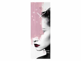 Zegar Glassclock 20x60 cm be you STYLER