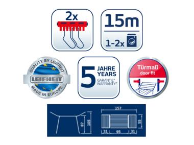 Zdjęcie: Suszarka do bielizny Pegasus 150 cm LEIFHEIT