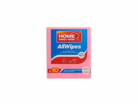 Ścierka gruba włóknina All Wipes 10 sztuk HOME SWEET HOME