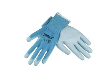 Zdjęcie: Rękawice ochronne PU rozmiar 7 DEDRA