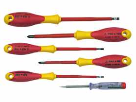 Wkrętak elektrotechniczny 2 komp kpl. kk23 pz  szt.5+wsk.nap.1000v PROFIX