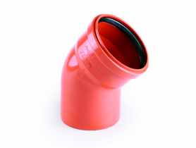 Kolano kanalizacyjne KZ PVC  160 67 stopni PIPE LIFE