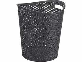 Kosz na papier Rattan My Style czarny CURVER