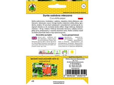 Zdjęcie: Dynia ozdobna mieszana 2 g PNOS