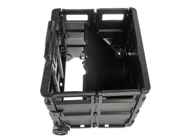 Zdjęcie: Wózek składany na zakupy Olli 65 L 35 kg black KEEEPER