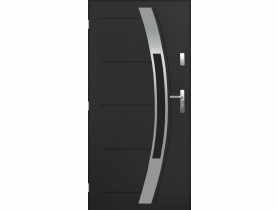 Drzwi zewnętrzne hydra antracyt 90l kpl PANTOR