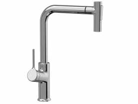 Bateria zlewozmywakowa z 2-funkcyjną wyciąganą wylewką Farsala chrom INVENA