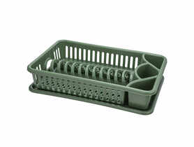 Suszarka do naczyń prostokątna 43x27x9,5 cm zielona ALTOMDESIGN