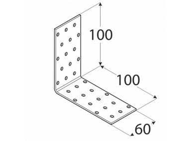 Zdjęcie: Kątonik montażowy 10x10x6 cm KM11 DMX