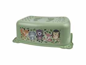 Podnóżek dla dzieci 2K Jeżyk Leśna Ferajna, zielony NERGIS