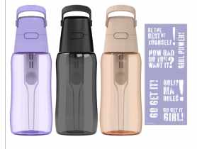 Butelka Solid 0,5 L z wkładem filtrującym Fitmania + naklejka Multi DAFI